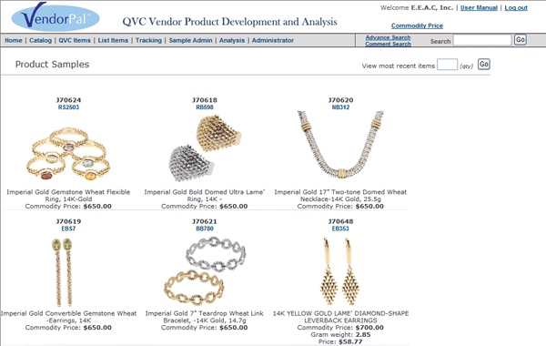 VendorPal Sample Product Development Page